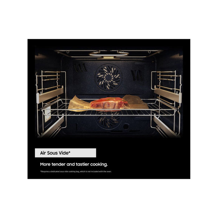 Samsung Bespoke Series 4 NV7B42503AK/U4 Oven with Dual Cook - Black Glass - Unbeatable Bathrooms