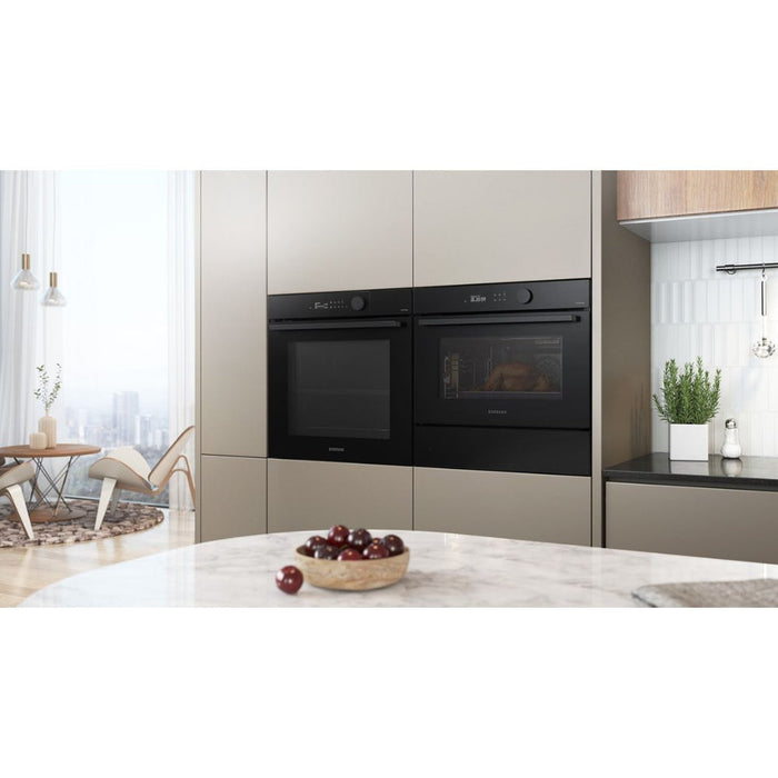 Samsung Bespoke Series 5 NQ5B5763DBK/U4 Compact Steam Combination Oven - Black Glass - Unbeatable Bathrooms