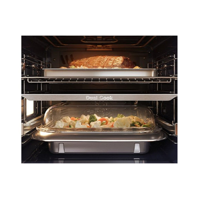 Samsung Bespoke Series 5 NV7B5775XAK/U4 Oven with Dual Cook Flex - Black Glass - Unbeatable Bathrooms