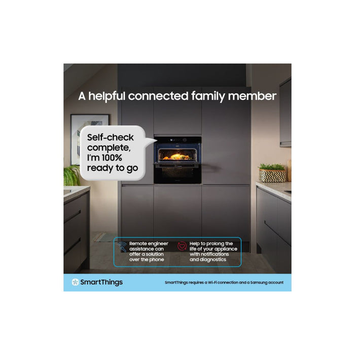 Samsung Bespoke Series 6 NV7B6795JAK/U4 Oven with Dual Cook Flex - Black Glass - Unbeatable Bathrooms