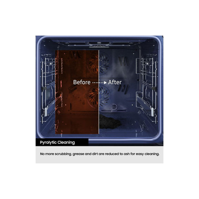 Samsung Bespoke Series 6 NV7B6795JAK/U4 Oven with Dual Cook Flex - Black Glass - Unbeatable Bathrooms