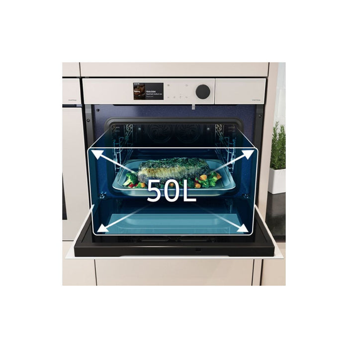 Samsung Bespoke Series 7 NQ5B7993AAA/U4 Compact Steam Combination Oven - Satin Beige - Unbeatable Bathrooms