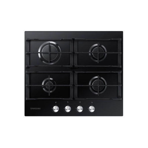 Samsung NA64D3000AK/U1 60cm Gas on Glass Hob - Black Glass - Unbeatable Bathrooms