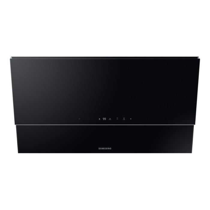 Samsung NK24C9804VB/UR Angled Chimney Hood - Black - Unbeatable Bathrooms