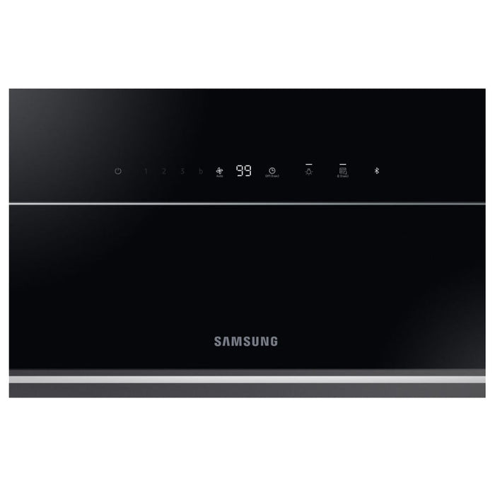Samsung NK24C9804VB/UR Angled Chimney Hood - Black - Unbeatable Bathrooms