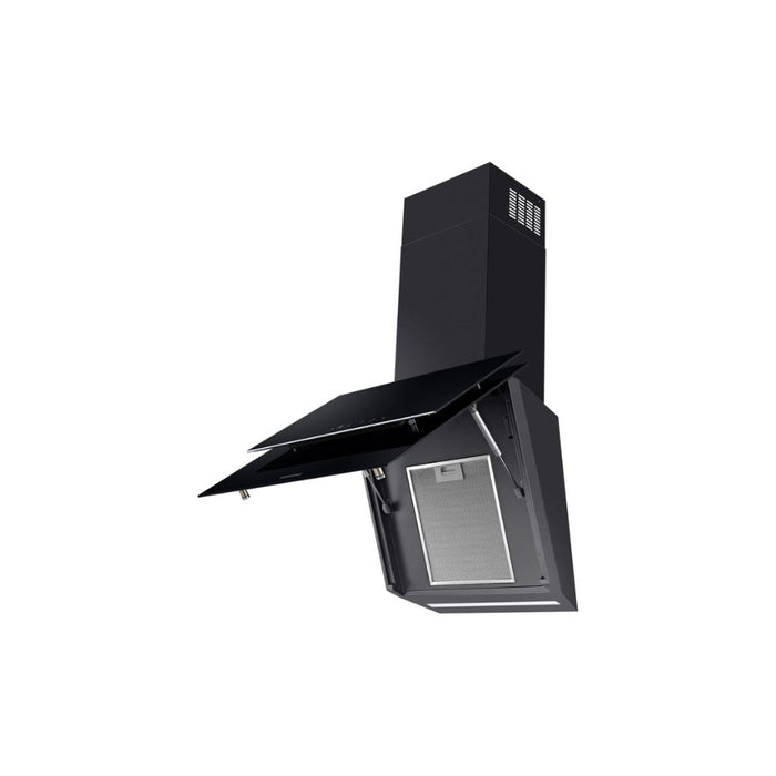 Samsung NK24C9804VB/UR Angled Chimney Hood - Black - Unbeatable Bathrooms