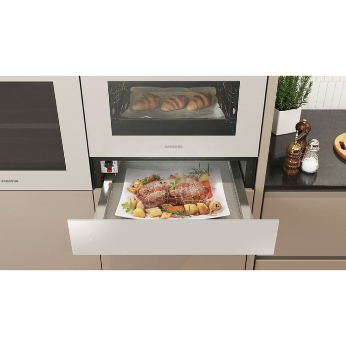 Samsung NL20B5100WA/EU 14cm Warming Drawer - Satin Beige - Unbeatable Bathrooms