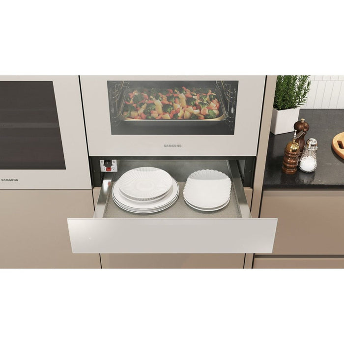 Samsung NL20B5100WA/EU 14cm Warming Drawer - Satin Beige - Unbeatable Bathrooms