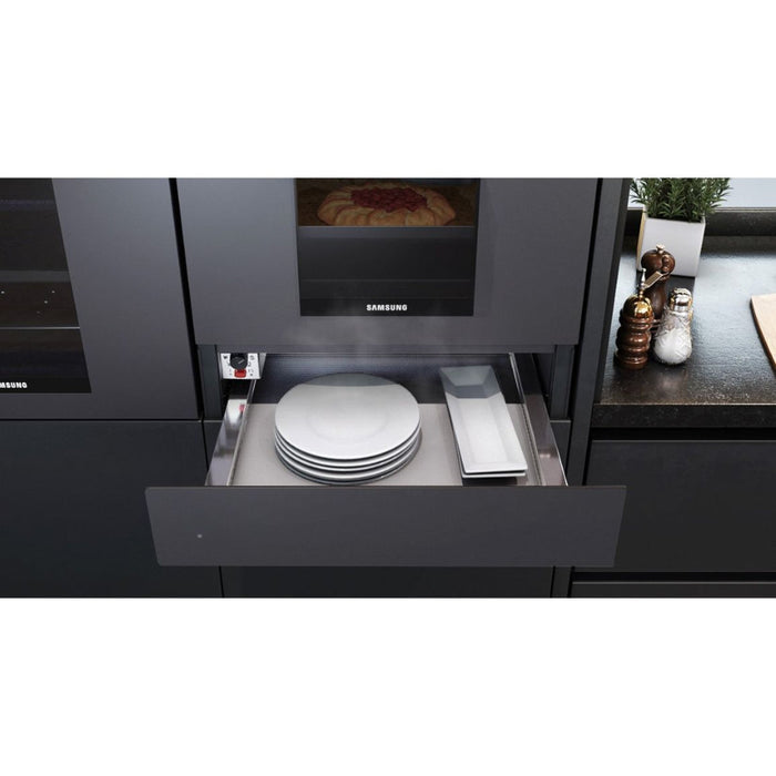 Samsung NL20T8100WK/UR 14cm Warming Drawer - Black Glass - Unbeatable Bathrooms