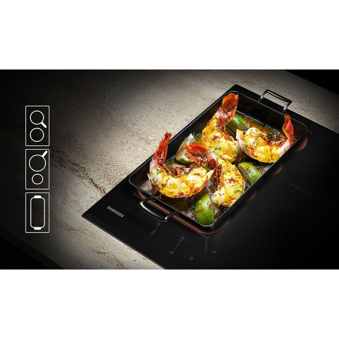 Samsung Series 6 NZ85C6058FK/U1 80cm Slim Induction Hob w/Flex Zone Plus - Black - Unbeatable Bathrooms