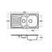 Armitage Shanks Sandringham Inset Stainless Steel Kitchen Sink Pack with Drainer and Sandringham Dual Control Mixer - Unbeatable Bathrooms
