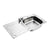 Armitage Shanks Sandringham Inset Stainless Steel Kitchen Sink Pack with Drainer and Sandringham Dual Control Mixer - Unbeatable Bathrooms