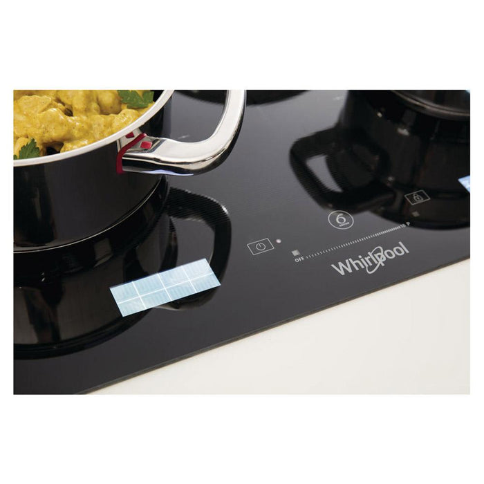 Whirlpool SMP 778 C/NE/IXL 80cm Induction Hob - Black - Unbeatable Bathrooms