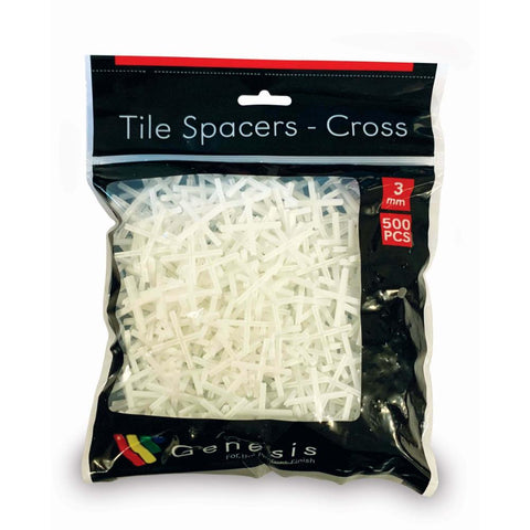 Splendour 3mm Spacer Cross - 500Pk (Box Qty 15) - Unbeatable Bathrooms