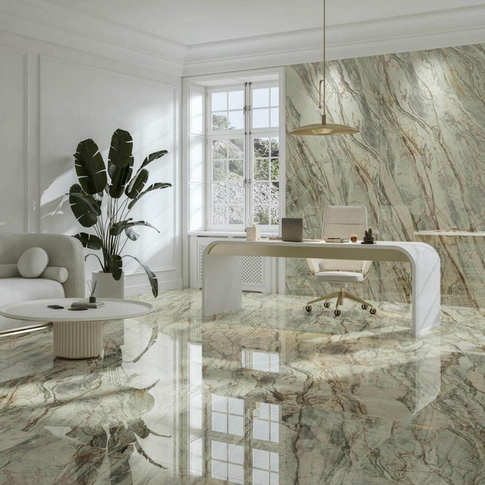 Splendour Abstract 1198x598 Rectified Polished Floor Tiles - Unbeatable Bathrooms