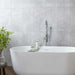 Splendour Agora 300x600 Light Grey Gloss Marble Effect Ceramic Decor Wall Tiles - Unbeatable Bathrooms