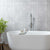 Splendour Agora 300x600 Light Grey Gloss Marble Effect Ceramic Decor Wall Tiles - Unbeatable Bathrooms