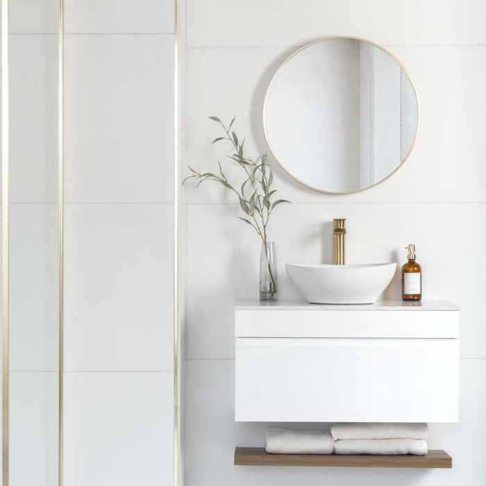 Splendour Alaska 1200x600 Mate White Matt Tiles - Unbeatable Bathrooms