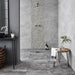 Splendour Alda 400x600 White Slate Effect Tiles - Unbeatable Bathrooms