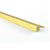 Splendour Aluminium Straight Edge Trim Brushed Brass 12mm - Unbeatable Bathrooms