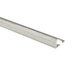 Splendour Aluminium Straight Edge Trim Brushed Effect 8mm - Unbeatable Bathrooms