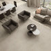 Splendour Atrium 600x600Lubeck Taupe Concrete Effect Tiles - Unbeatable Bathrooms