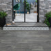 Splendour Black Outdoor Porcelain Paving Slab Trim 22.5mm - Unbeatable Bathrooms