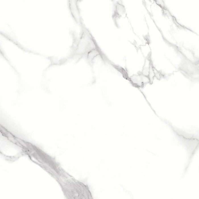 Splendour Bowness 995x995 Purity White Marble Effect Tiles - Unbeatable Bathrooms