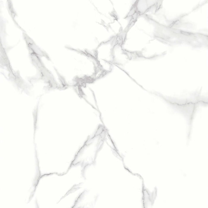 Splendour Bowness 995x995 Purity White Marble Effect Tiles - Unbeatable Bathrooms