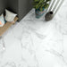 Splendour Bowness 995x995 Purity White Marble Effect Tiles - Unbeatable Bathrooms