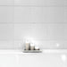 Splendour Bumpy 150x150 Gloss White Wall Tiles - Unbeatable Bathrooms