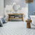 Splendour Carnaby 285x330 Hexagon Decor Sky Tiles - Unbeatable Bathrooms