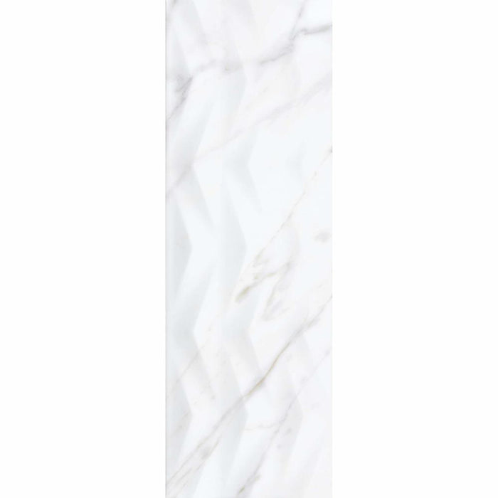 Splendour Carrara 750x250 Sky Axis Marble Effect Tiles - Unbeatable Bathrooms