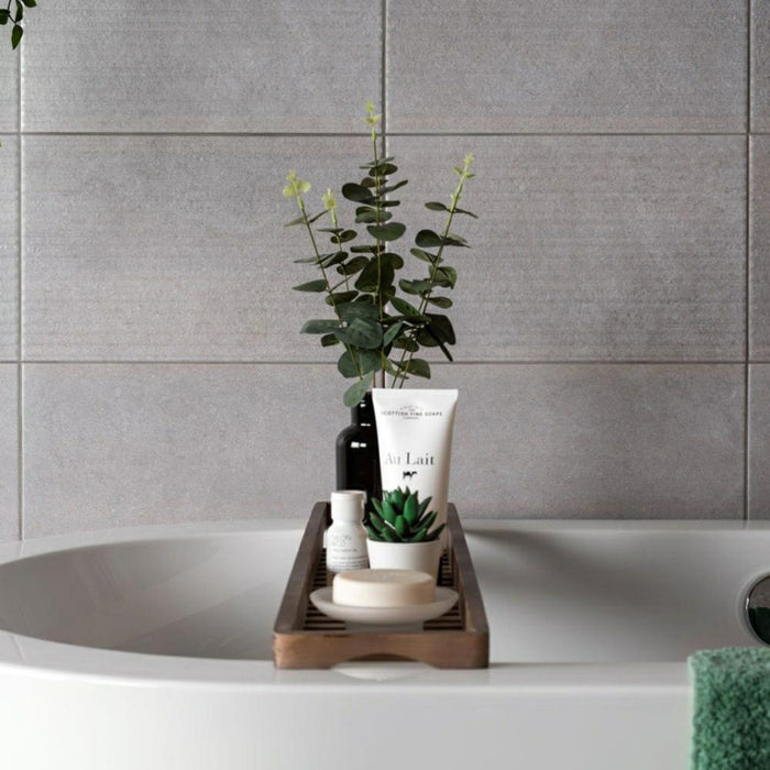 Splendour Cement 400x250 Taupe Concrete Effect Tiles - Unbeatable Bathrooms