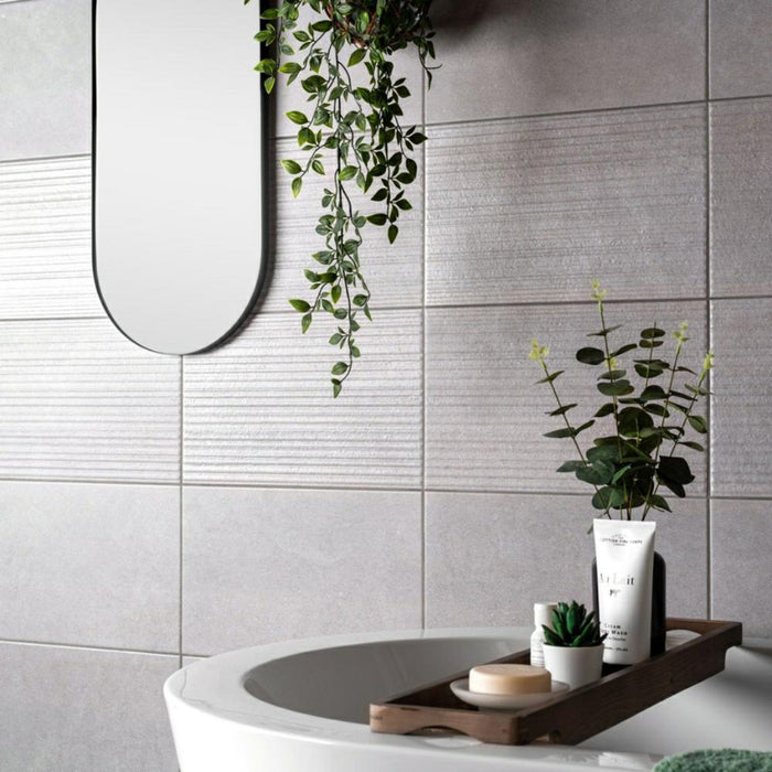 Splendour Cement 400x250Taupe Decor Concrete Effect Tiles - Unbeatable Bathrooms
