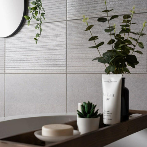 Splendour Cement 400x250Taupe Decor Concrete Effect Tiles - Unbeatable Bathrooms