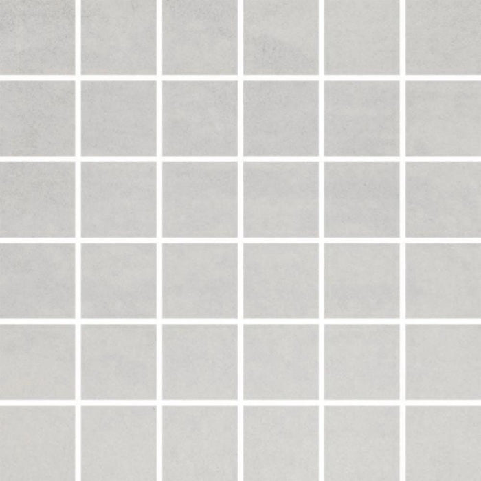 Splendour Concrete 297x297 Flower Light Grey Mosaic Concrete Effect Tiles - Unbeatable Bathrooms