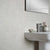 Splendour Concrete 297x297 Flower Light Grey Mosaic Concrete Effect Tiles - Unbeatable Bathrooms