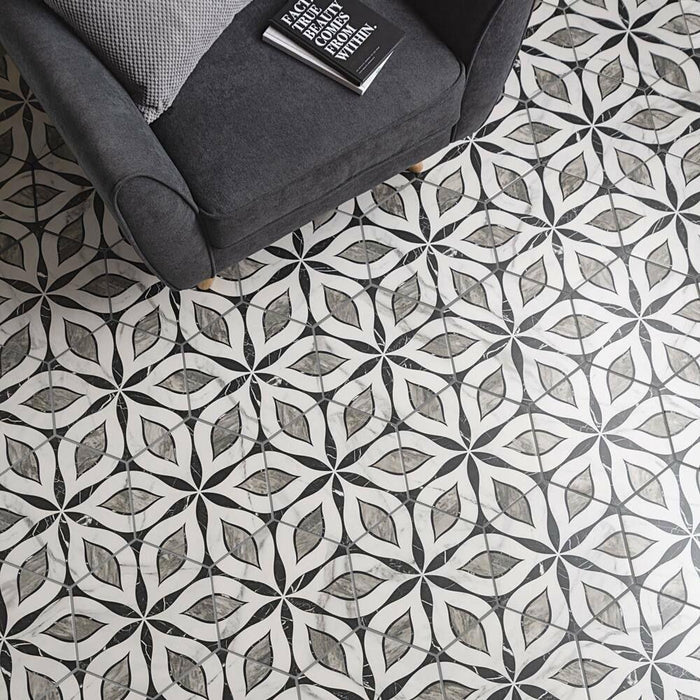 Splendour Elazig 285x330 Hexagon Decor Tiles - Unbeatable Bathrooms