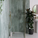 Splendour Fluted Travertino 1200x400 Jungle Green Decor Wall Tiles - Unbeatable Bathrooms