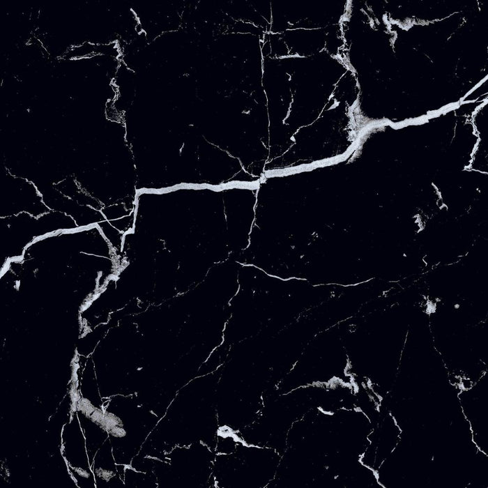 Splendour Genova 600x600 Black Polished Marble Effect Tiles - Unbeatable Bathrooms