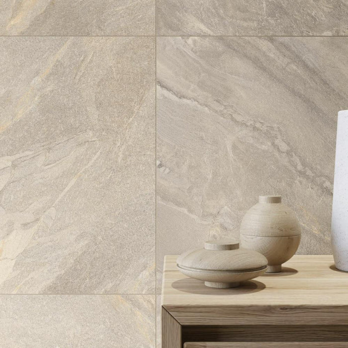 Splendour Granby 597x597 Stone Effect Wall And Floor Tiles - Unbeatable Bathrooms