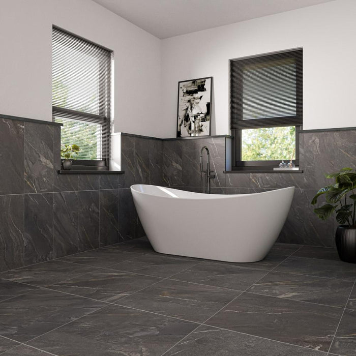 Splendour Granby 597x297 Stone Effect Wall And Floor Rectified Tiles - Unbeatable Bathrooms