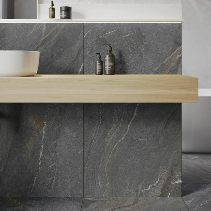 Splendour Granby 597x597 Stone Effect Wall And Floor Tiles - Unbeatable Bathrooms