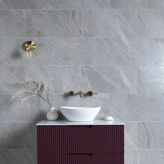 Splendour Granby 597x297 Stone Effect Wall And Floor Rectified Tiles - Unbeatable Bathrooms