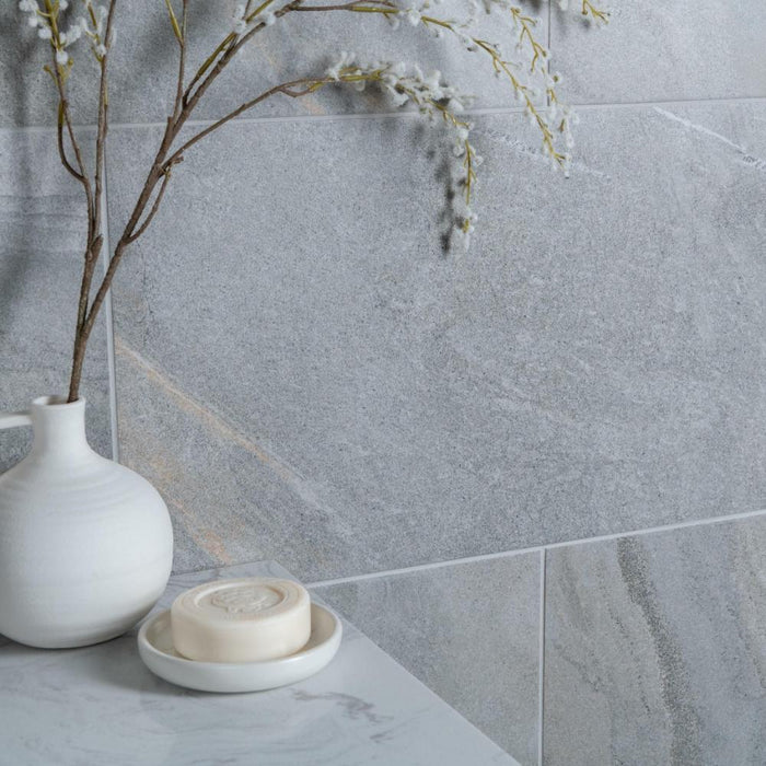 Splendour Granby 597x297 Stone Effect Wall And Floor Rectified Tiles - Unbeatable Bathrooms