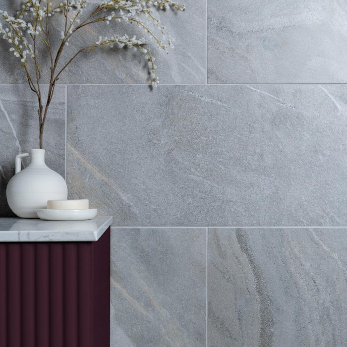 Splendour Granby 597x297 Stone Effect Wall And Floor Rectified Tiles - Unbeatable Bathrooms
