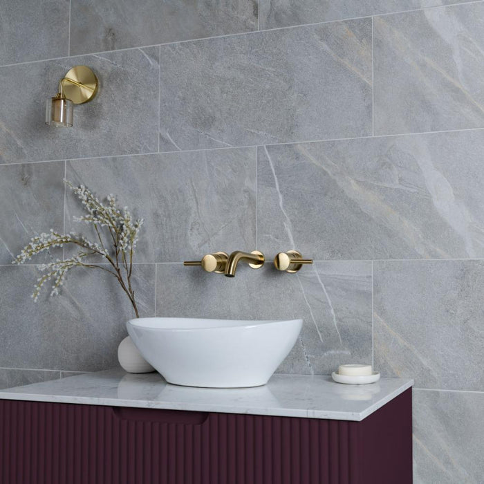 Splendour Granby 597x297 Stone Effect Wall And Floor Rectified Tiles - Unbeatable Bathrooms