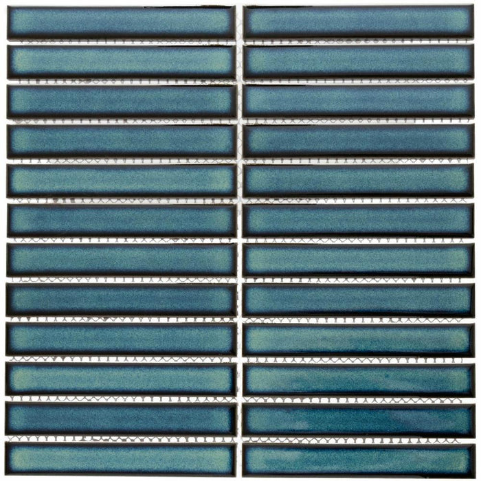 Splendour Kitkat 299x296 Blue Two Tone Mosaic Tiles - Unbeatable Bathrooms