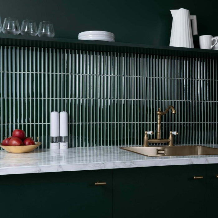 Splendour Kitkat 299x296 Green Mosaic Tiles - Unbeatable Bathrooms